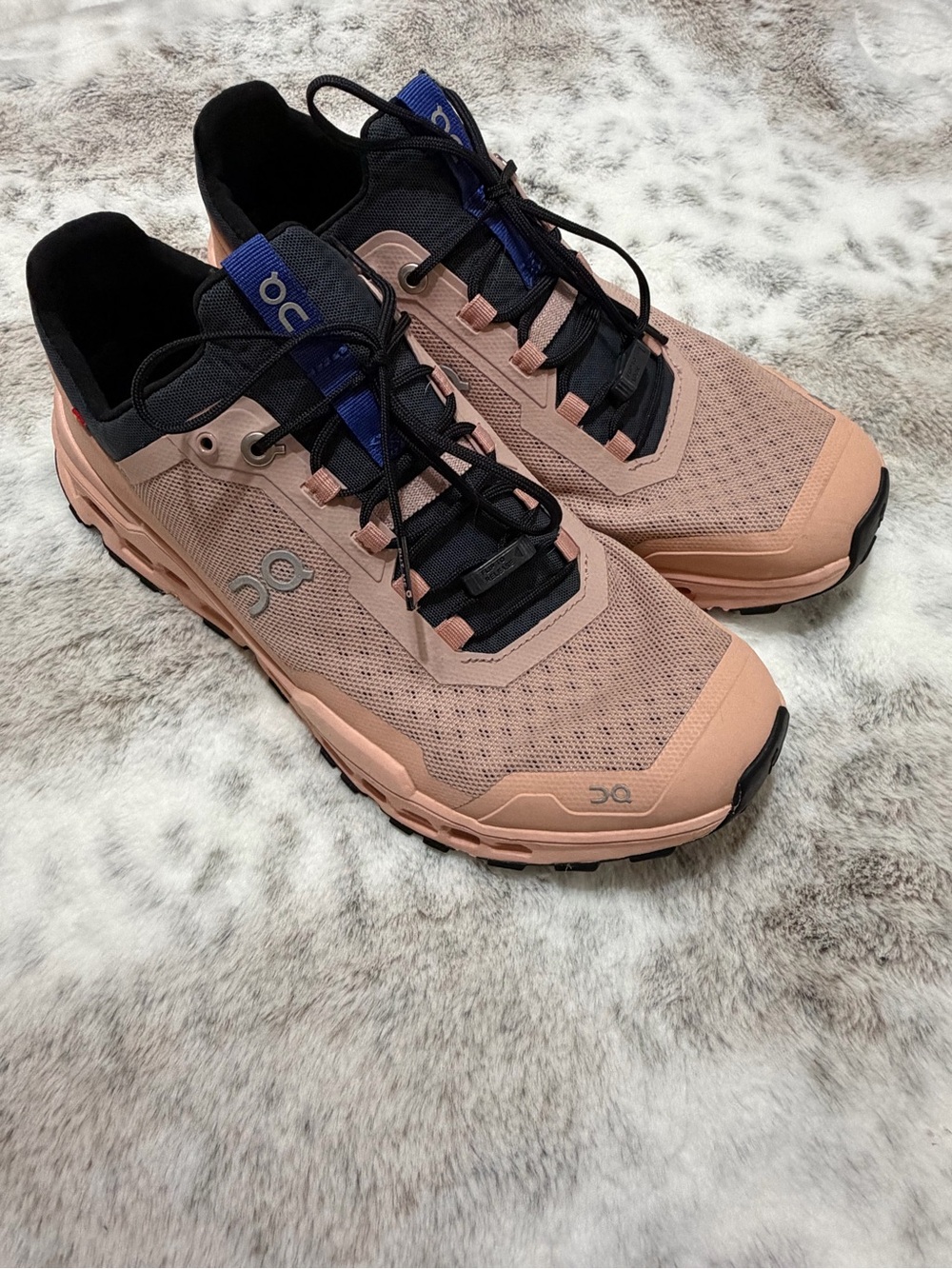 On Running Women's Peach and Black Trail Runners